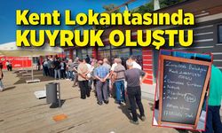 Kent Lokantasında kuyruk oluştu