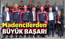 Madencilerden büyük başarı