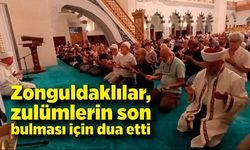 Zonguldaklılar, Mevlid Kandili’nde zulümlerin son bulması için dua etti