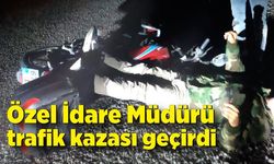 Çaycuma İlçe Özel İdare Müdürü Kemalettin Yaşar trafik kazası geçirdi