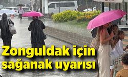 Zonguldak için sağanak uyarısı