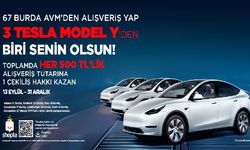 67Burda AVM, Ziyaretçilerine 3 Adet “Tesla Model Y”Kazanma Şansı Sunuyor