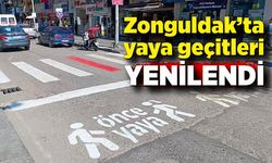 Zonguldak’ta yaya geçitleri yenilendi