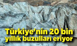 Türkiye'nin 20 bin yıllık buzulları eriyor