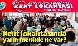 Kent lokantasında yarın ne var?