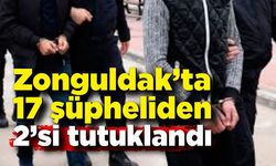 Zonguldak'ta uyuşturucu operasyonu: 2 şüpheli tutuklandı