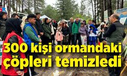 Zonguldak’ta 300 kişi orman temizliği için bir araya geldi