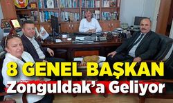 8 Genel Başkan Zonguldak’a geliyor