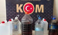 Emniyetten operasyon 37 litre kaçak içki ele geçirildi