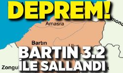 Bartın'da 3.2 büyüklüğünde deprem