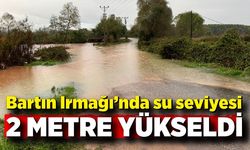 Bartın Irmağı’nda su seviyesi, 2 metre yükseldi