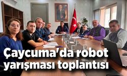 Çaycuma'da robot yarışması ve geleneksel oyunlar komisyon toplantısı gerçekleşti