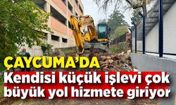 Çaycuma trafiğini rahatlatacak yol hizmete giriyor