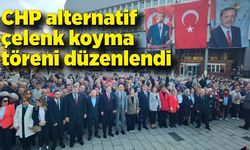 CHP alternatif çelenk koyma töreni düzenlendi