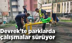 Devrek’te parklarda çalışmalar sürüyor