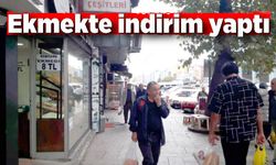 Ekmekte indirim yaptı