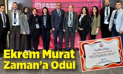 Ekrem Murat Zaman’a Ödül