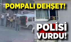 Evinden pompalı tüfekle etrafa ateş açan şahıs polisi vurdu