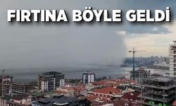 Yağmur böyle geldi; vatandaşlar koşarak kurtulmaya çalıştı