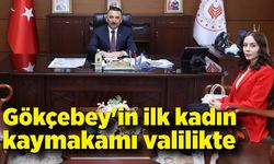 Gökçebey'in ilk kadın kaymakamı valilikte