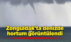 Zonguldak’ta denizde hortum görüntülendi