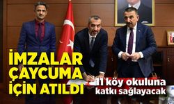 Çaycuma'da 11 köy okuluna katkı sağlayacak