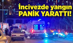 İncivezde yangın panik yarattı