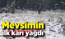 Mevsimin ilk karı yağdı; Her yer bembeyaz oldu