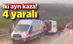 Karabük'te iki ayrı kaza: 4 yaralı