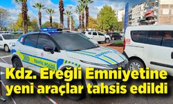 Kdz. Ereğli Emniyet Müdürlüğü'ne yeni araçlar tahsis edildi