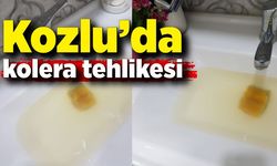 Kozlu’da kolera tehlikesi