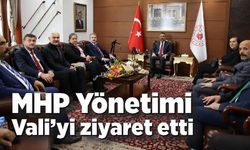 MHP Yönetimi Vali Hacıbektaşoğlu’nu ziyaret etti