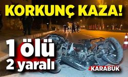 Karabük'te motosikletler çarpıştı: 1 ölü, 2 yaralı