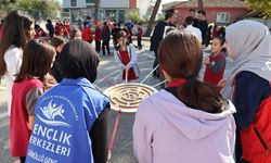 Ortaokul öğrencileri gönüllerince eğlendi