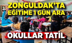 Zonguldak'ta okullar tatil