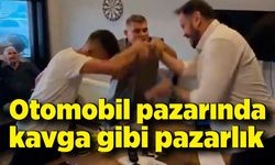 Otomobil pazarında kavga gibi pazarlık