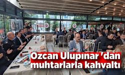 Özcan Ulupınar 'dan muhtarlarla kahvaltı