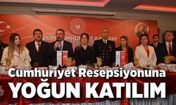 Cumhuriyet Resepsiyonuna yoğun katılım