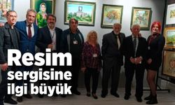 Resim sergisine ilgi büyük