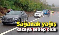 Sağanak yağış kazaya sebep oldu: 1 ölü, 2 yaralı