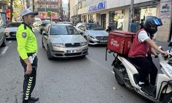 Zonguldak'ta trafik ekipleri çakar denetimi yaptı