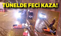 Tünelde feci kaza: 2 yaralı