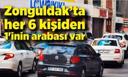 Zonguldak’ta her 6 kişiden 1'inin arabası var