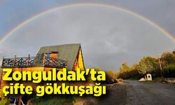 Zonguldak'ta çifte gökkuşağı