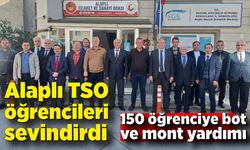 Alaplı TSO öğrencileri sevindirdi