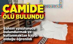 Camide ölü bulundu