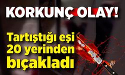 Eşi tarafından defalarca bıçaklanan kadın ağır yaralandı