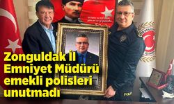 Zonguldak İl Emniyet Müdürü emekli polisleri unutmadı