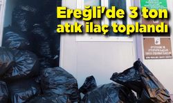 Karadeniz Ereğli'de 3 ton atık ilaç toplandı