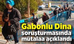 Gabonlu Dina soruşturmasında mütalaa açıklandı